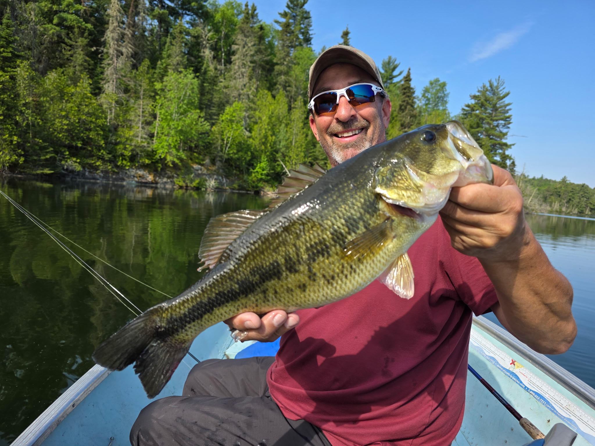 Angler with a nice largemouth