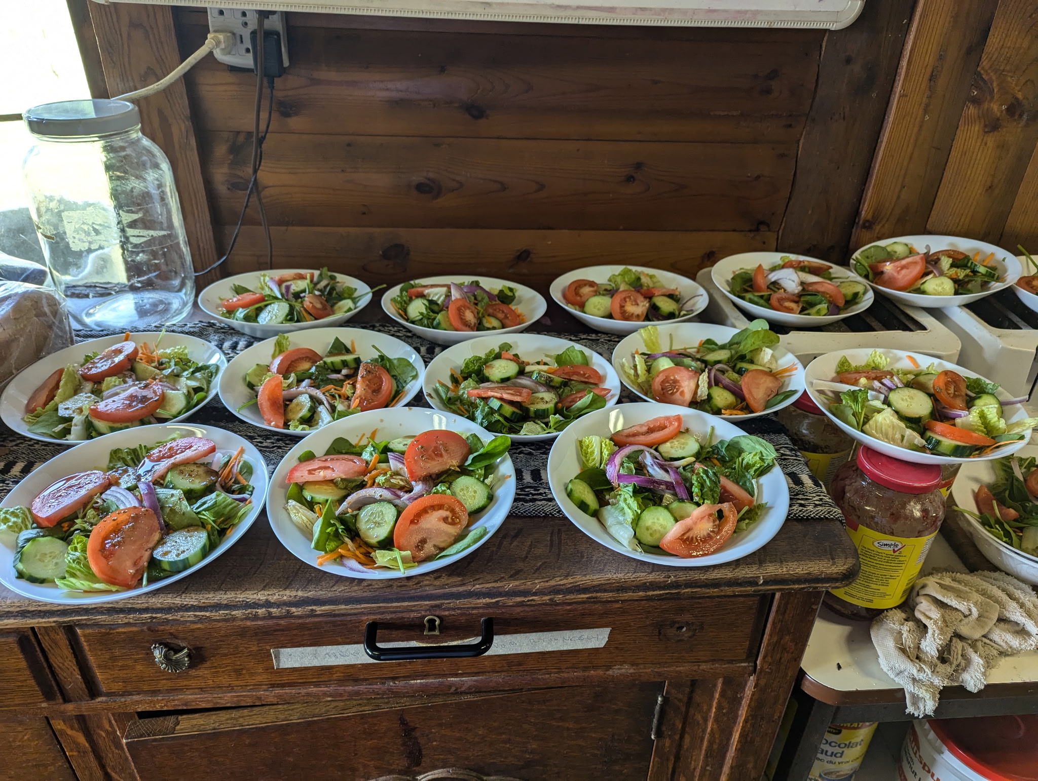 Fresh house salads