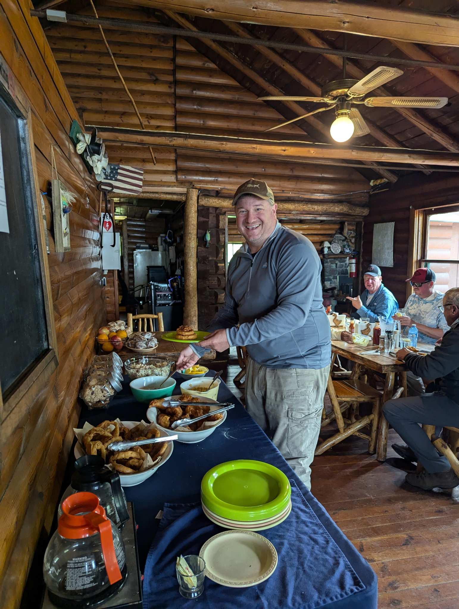 Shore dinner is served